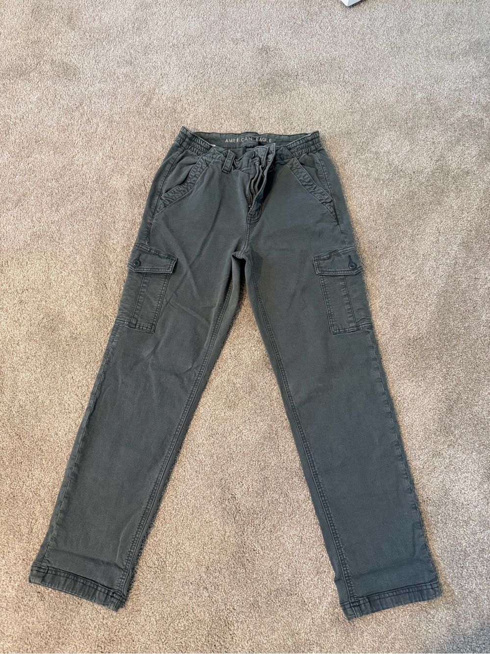 American Eagle Outfitters women’s  gray Cargo straight leg pants